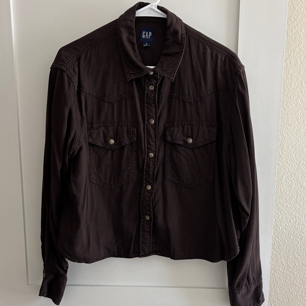 GAP Women's Western Button Down Shirt